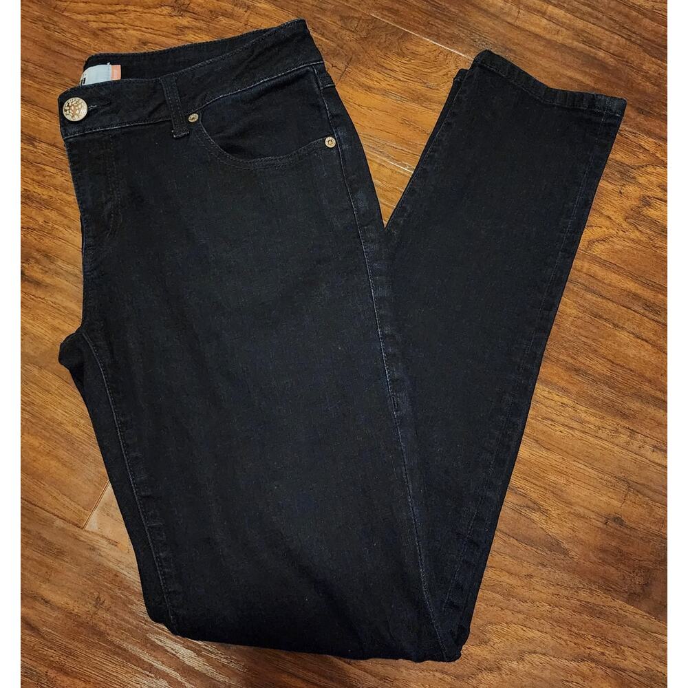 ​Cabi Jeans Dark Clean Wash Skinny Denim Jeans - Size 6